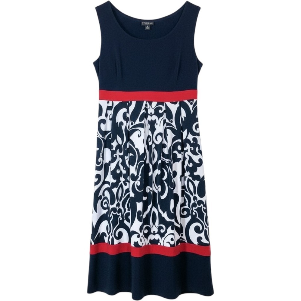 Enfocus Studio Sleeveless Empire Waist Shift Dress Size 4